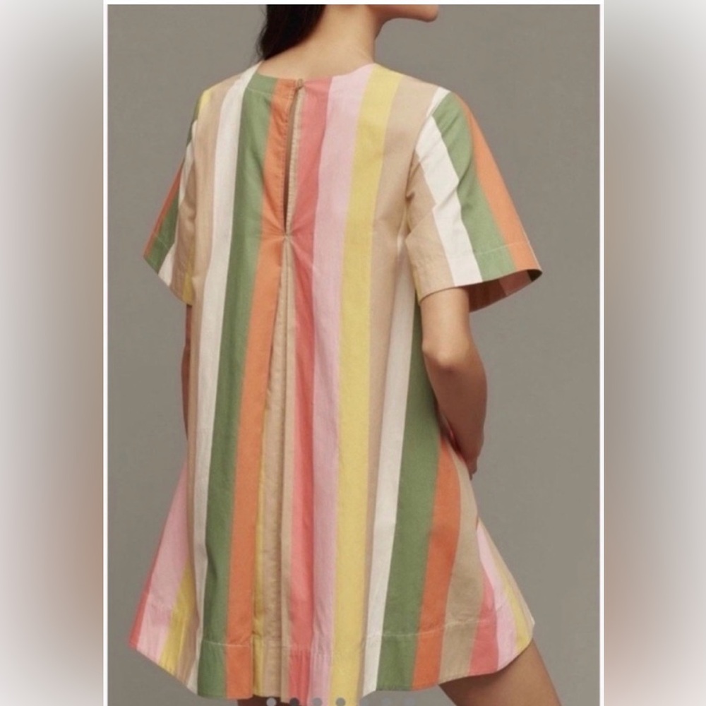 NWOT Maeve Emmy Short Sleeve Swing Dress - Picture 3 of 9